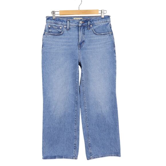 Madewell The Petite Perfect Vintage Wide Leg Jean Size 29 P Enmore Wash - Picture 2 of 7